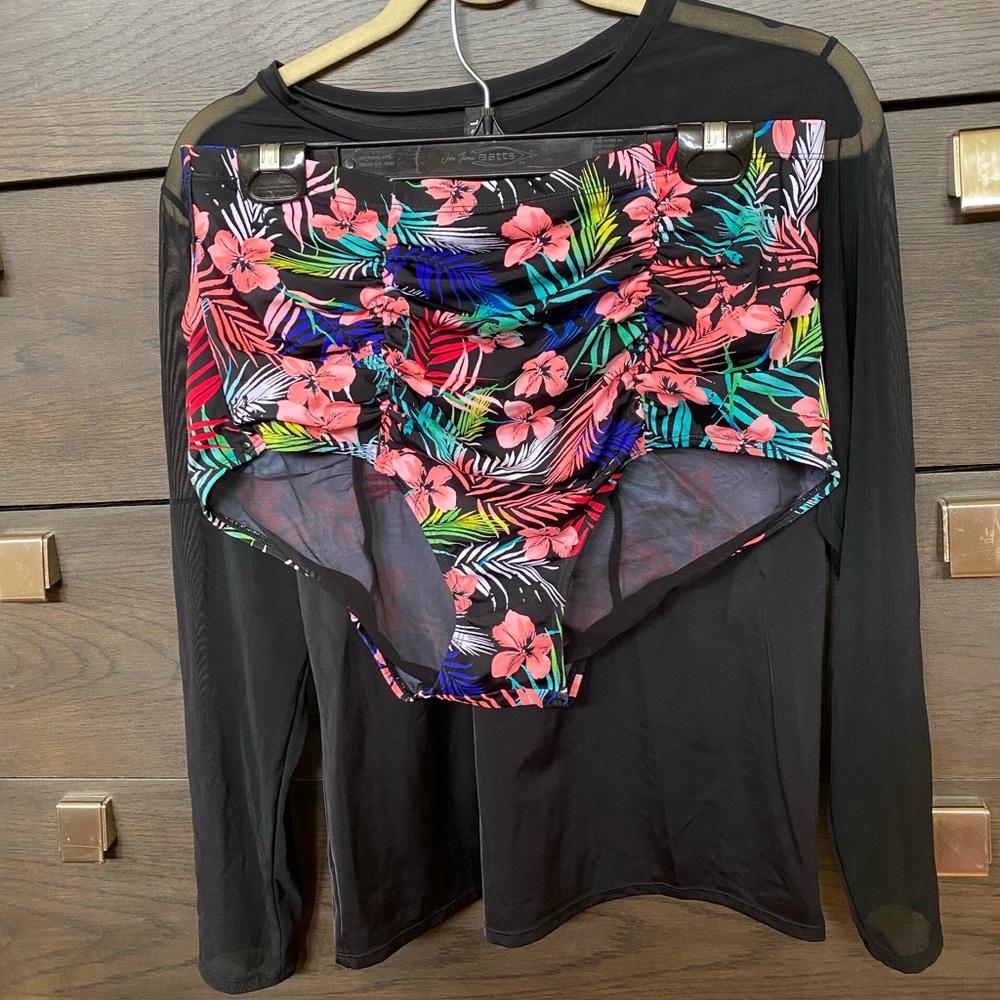Torrid Rush Guard Top with Bottom
